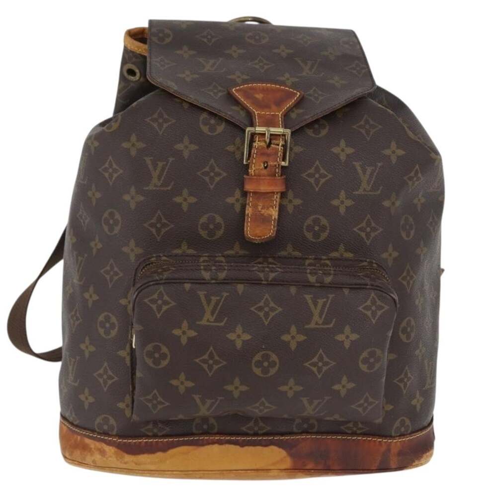 Louis Vuitton Monogram Montsouris GM Backpack Brown